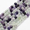 Natural Fluorite Bead Strands LS-G-D840-56-4mm-AB-1