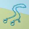 Personalized ABS Plastic Cable Chain Necklaces NJEW-JN03220-07-4