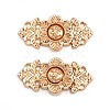 Alloy Snap Clasps FIND-WH0108-17KCG-1