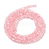 Baking Electroplate Glass Beads Strands X-DGLA-A039-J2MM-B08-2