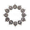 Tibetan Style Alloy Charms TIBE-CJ0001-05-5