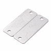 (Defective Closeout Sale: Scratch) 304 Stainless Steel Connector Charms STAS-XCP0001-62-2