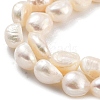 Natural Cultured Freshwater Pearl Beads Strands PEAR-P062-28B-4