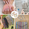 Pointed Back Glass Rhinestone Cabochons RGLA-YS0001-04B-8