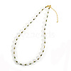 Elegant Imitation Pearl Rice Beaded Necklaces for Women WA6222-5