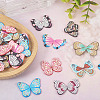 90Pcs 9 Colors Handmade Polymer Clay Pendants CLAY-TA0001-22-5