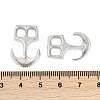 Tibetan Style Alloy Hook Clasps TIBEP-35682-P-RS-3