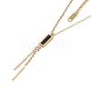 Ion Plating(IP) 304 Stainless Steel Cable Necklaces NJEW-G081-11G-1