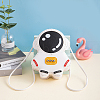 DIY Sew on PU Leather Astronaut Shaped Multi-Use Crossbody/Shoulder Bag/Backpack Making Kits DIY-WH0297-55B-4