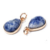 Natural Blue Spot Jasper Pendants G-S359-364A-4