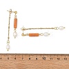 304 Stainless Steel Stud Earrings EJEW-JE07386-02-5