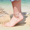 SHEGRACE 925 Sterling Silver Anklet JA64B-3