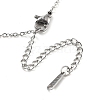 Heart 304 Stainless Steel Pendant Necklaces for Women NJEW-D288-01P-3