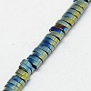 Electroplate Non-magnetic Synthetic Hematite Beads Strands G-J167-02-3