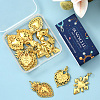 12Pcs 6 Styles Alloy Pendants FIND-SC0017-32-7