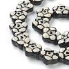 Handmade Porcelain Flower Beads Strands PORC-G006-15A-3