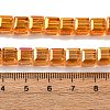 Electroplate Glass Beads Strands EGLA-H108-01A-AB10-2
