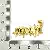 Mother's Day Real 18K Gold Plated Brass Micro Pave Random Color Cubic Zirconia Pendants KK-H472-06D-G01-3