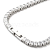 Clear Cubic Zirconia Tennis Bracelet BJEW-M301-01P-02-3