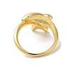 Rack Plating Brass Cuff Rings for Women RJEW-G325-04B-G-3