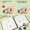 Square Wooden Stamps DIY-WH0546-004-3