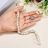 1 Strand Handmade Lampwork Inner Flower Rondelle Beads Strands LAMP-TA0002-72K-5