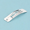 Rectangle Iron Snap Hair Clip Findings PHAR-A011-07P-5