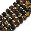 Natural Tiger Eye Beads Strand G-I376-D36-01-1