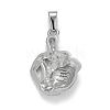 Non-Tarnish 304 Stainless Steel Pendants STAS-D165-14P-01-2