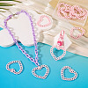 10Pcs Spray Painted Alloy Pendants FIND-TA0010-47B-7
