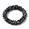 Faceted Glass Beads Stretch Bracelets BJEW-S144-001A-02-2