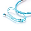 Nylon Cord Braided Bead Bracelets Making BJEW-F360-FP17-3