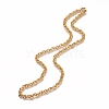 304 Stainless Steel Cable Chain Necklaces NJEW-H203-01G-2