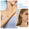 12Pcs 6 Colors Alloy Enamel Connector Rhinestone Settings FIND-TA0004-85-9