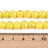 Electroplate Opaque Glass Beads Strands GLAA-T032-P8mm-AB16-4