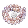 Natural Cultured Freshwater Pearl Beads Strands PEAR-N013-10B-6