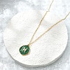 304 Stainless Steel Micro Pave Cubic Zirconia constellation Pendant Necklaces NJEW-R021-01G-12-2