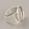 Adjustable Brass Finger Rings Components KK-WH0054-23D-S-3