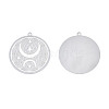 Non-Tarnish 304 Stainless Steel Filigree Pendants X-STAS-S118-054-2