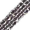Electroplate Glass Beads Strands EGLA-P066-01A-AB01-1