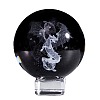 Inner Carving Dragon Glass Crystal Ball Diaplay Decoration PW-WG97B81-01-2