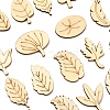 100Pcs Wooden Cabochons WOOD-CJ0001-39-3