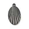 Ion Plating(IP) 304 Stainless Steel Pendants STAS-D025-05B-01-1