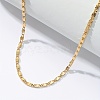 Fashionable and Versatile Brass Oval Link Chain Necklaces for Women SA0144-1