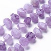 Natural Lavender Jade Beads Strands G-P434-13-2