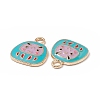 Alloy Enamel Pendants ENAM-H039-04G-B-2