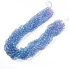 Baking Paint Transparent Glass Beads Strands DGLA-A035-T10mm-A06-2