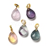 Natural Fluorite Pendants G-C155-01B-G-1