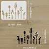 Large Plastic Reusable Drawing Painting Stencils Templates DIY-WH0202-473-2