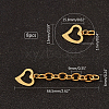 Unicraftale 304 Stainless Steel Chain Extender STAS-UN0006-43G-2